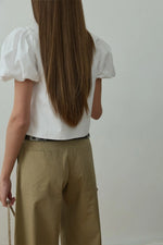 Load image into Gallery viewer, Shirt with puff sleeves - Suud Collection