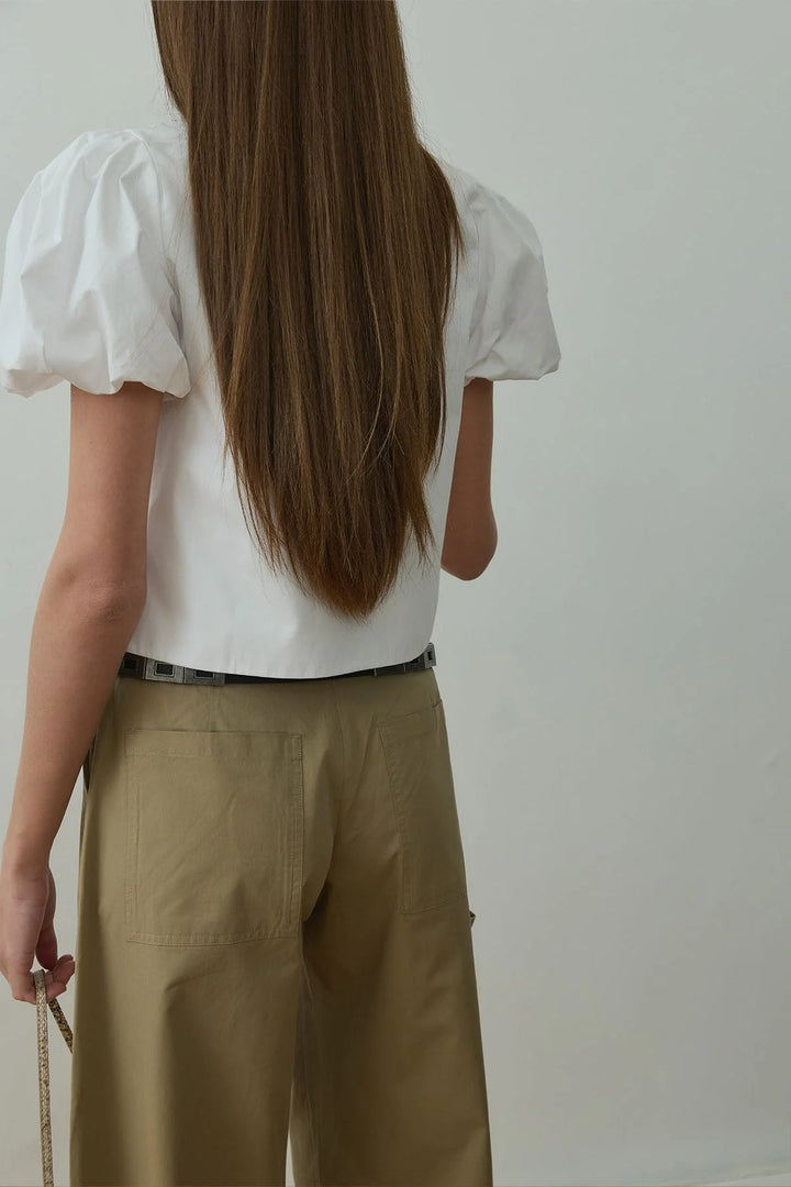 Shirt with puff sleeves - Suud Collection