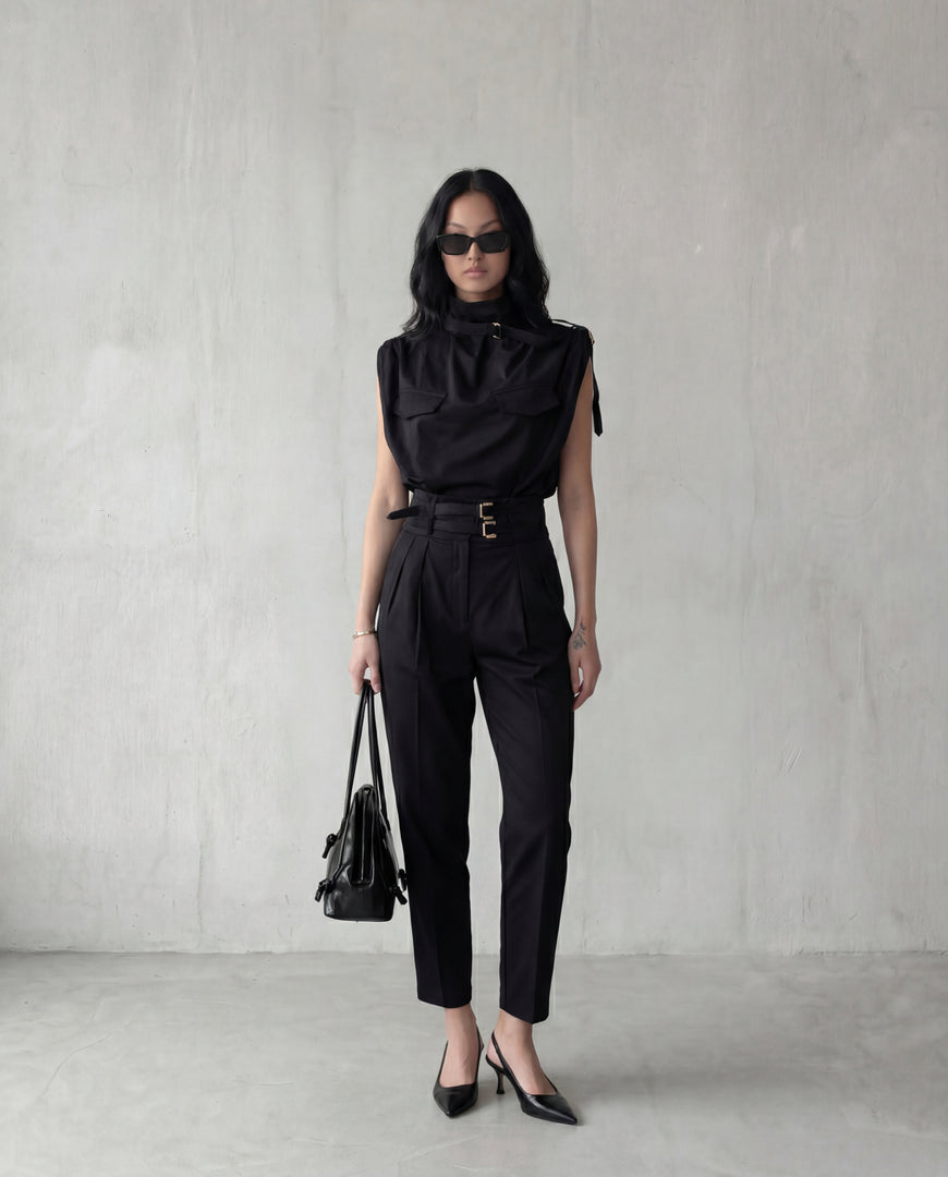 Noir Silky Top