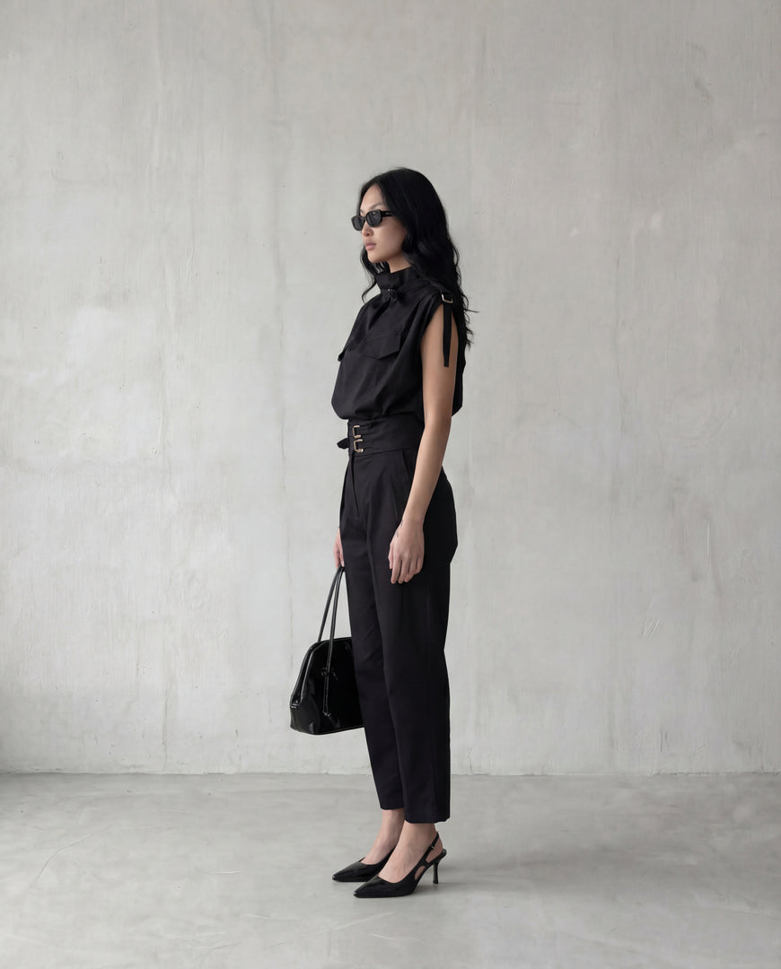 Noir Silky Top