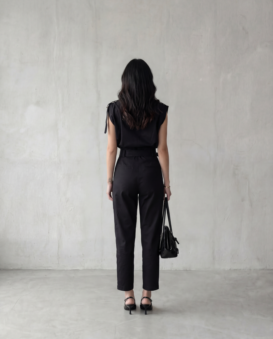 Noir Silky Top
