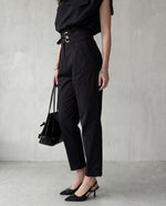 Load image into Gallery viewer, Noir Tailored Trousers