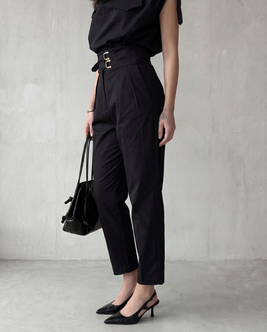 Noir Tailored Trousers