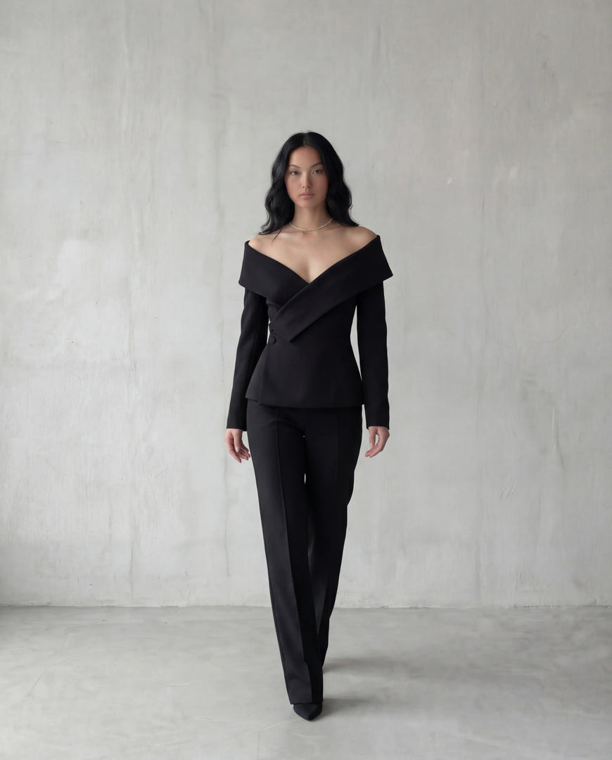 Tailored Suit Pants Noir