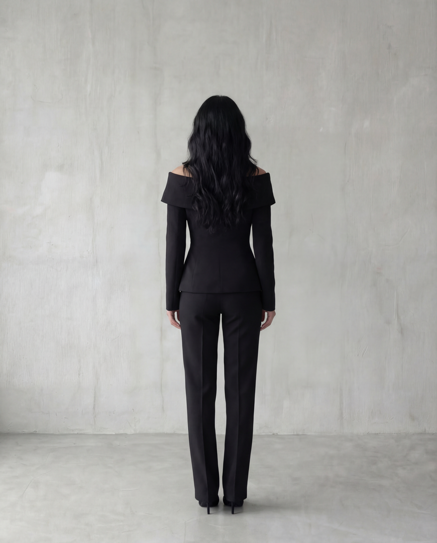 Tailored Suit Pants Noir