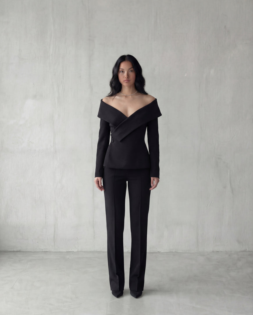 Tailored Suit Pants Noir