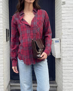 Load image into Gallery viewer, Oversized Plaid Cotton Shirt