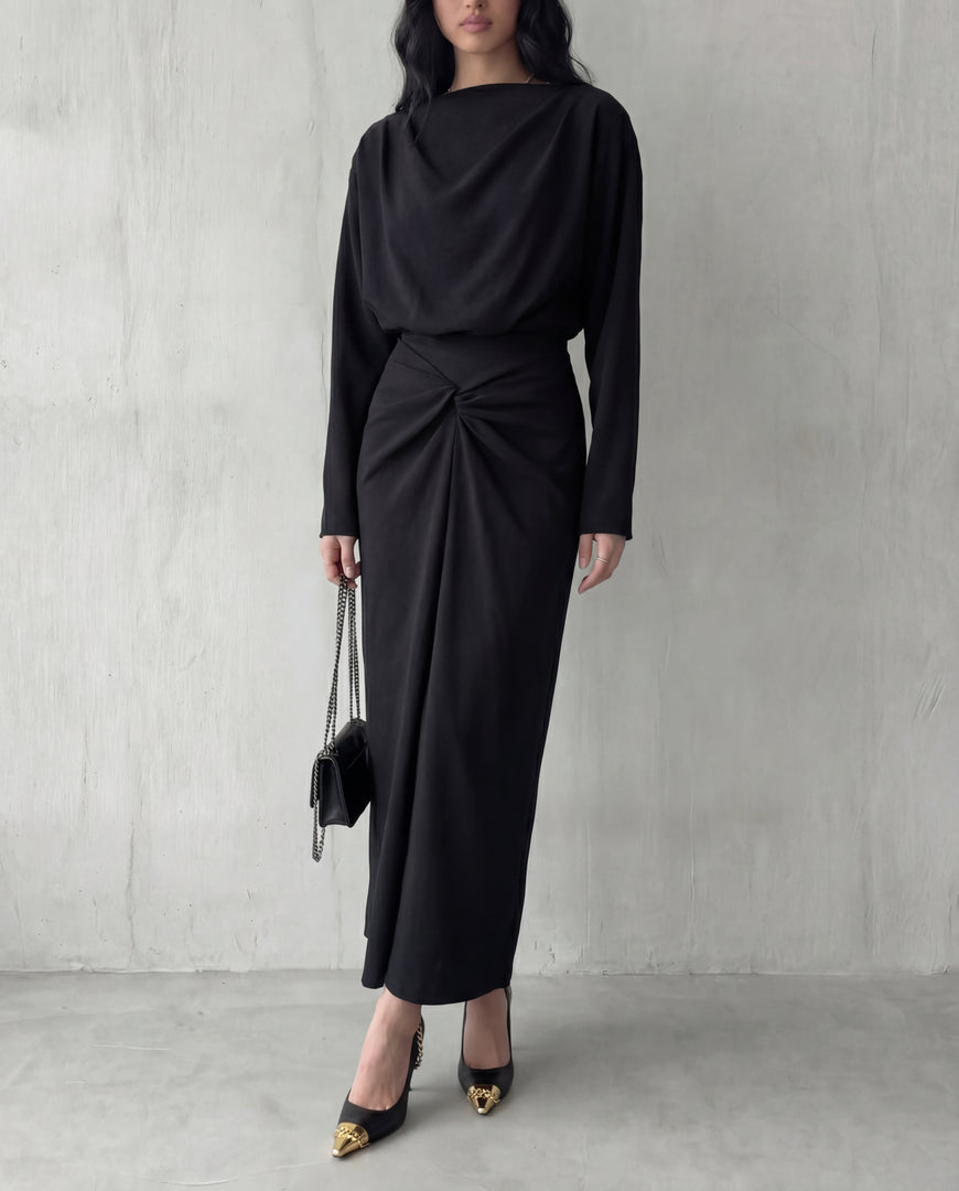Premium Noir drape set