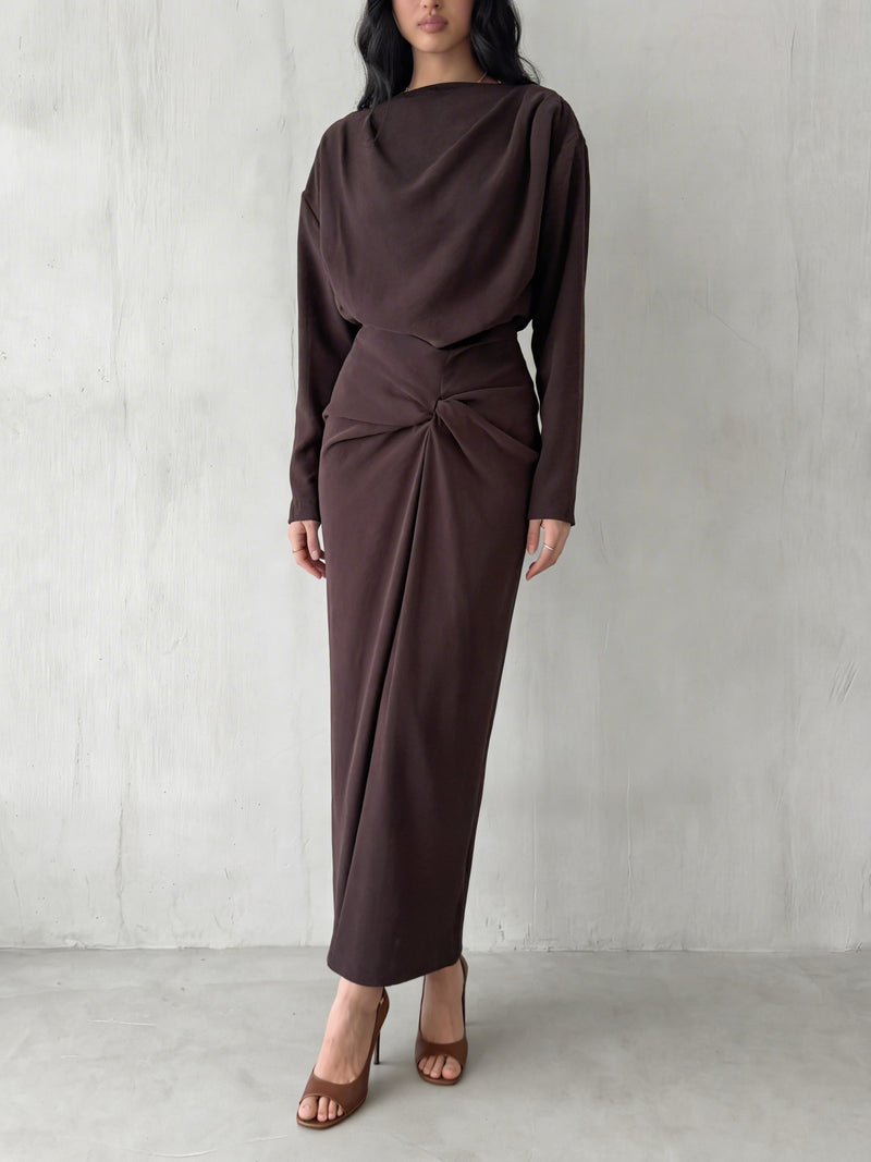 Premium Mocha drape set