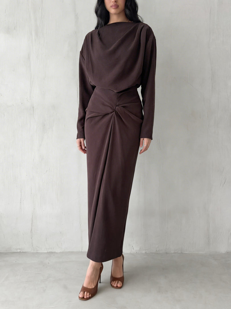 Premium Mocha drape set