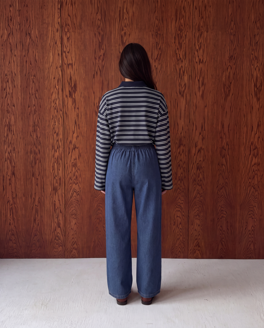 Relaxed Denim Pants