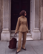 Load image into Gallery viewer, Tie-Back Two-Piece Set - Camel