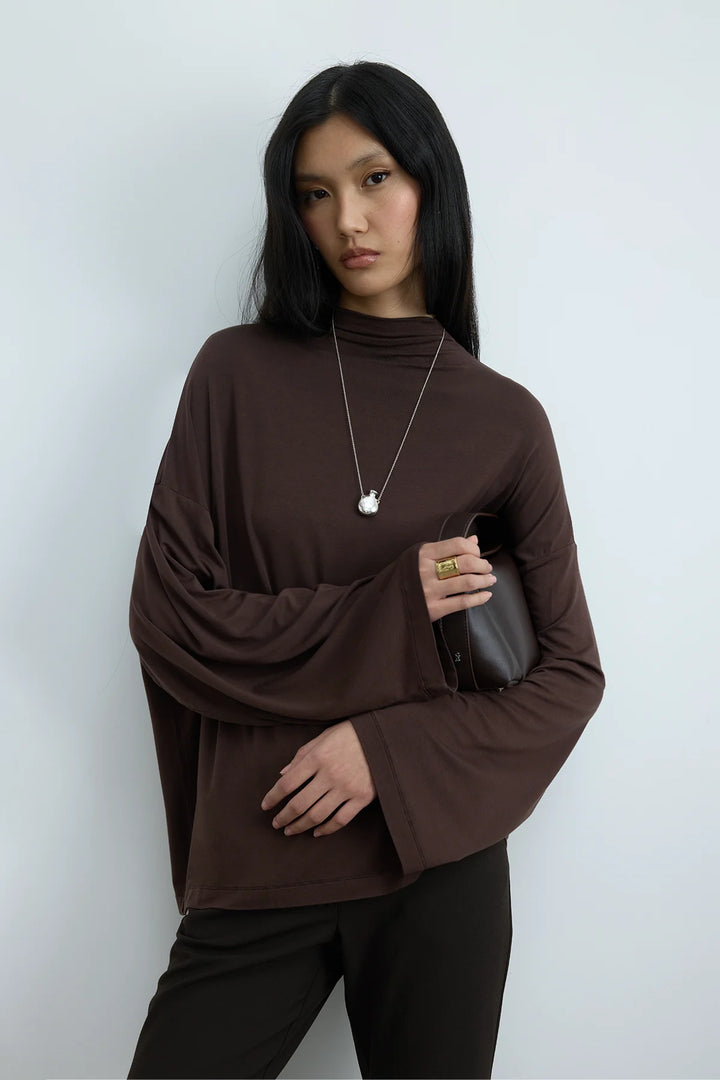 Olivia Blouse - Brown