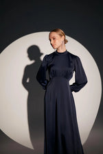 Load image into Gallery viewer, Elena Dress - Petrol Blue
