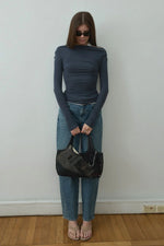 Load image into Gallery viewer, Blue Emily Two-Piece Blouse Set - Suud Collection