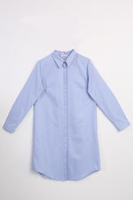 Load image into Gallery viewer, Cotton-blend blouse - Blue
