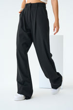 Load image into Gallery viewer, Elegant Wide-Leg Trousers