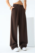 Load image into Gallery viewer, Elegant Wide-Leg Trousers