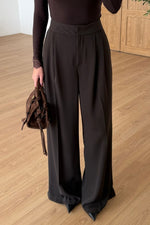 Load image into Gallery viewer, High Waist Wide Leg Trousers