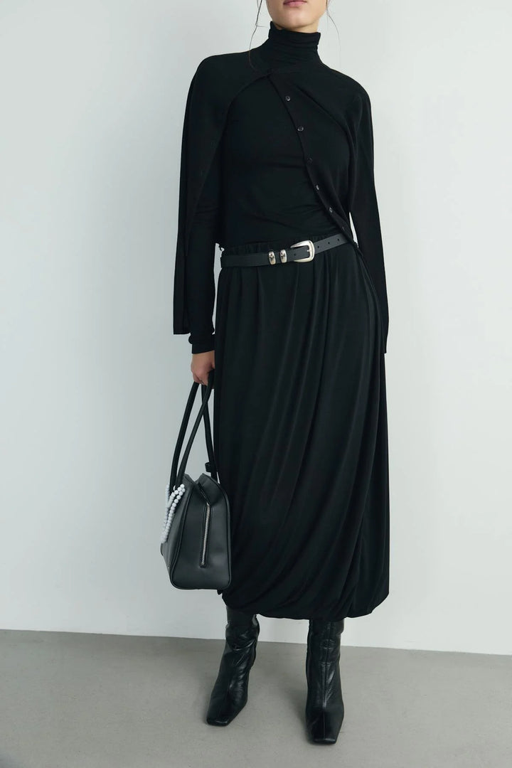 Emma Ballon Midi Skirt