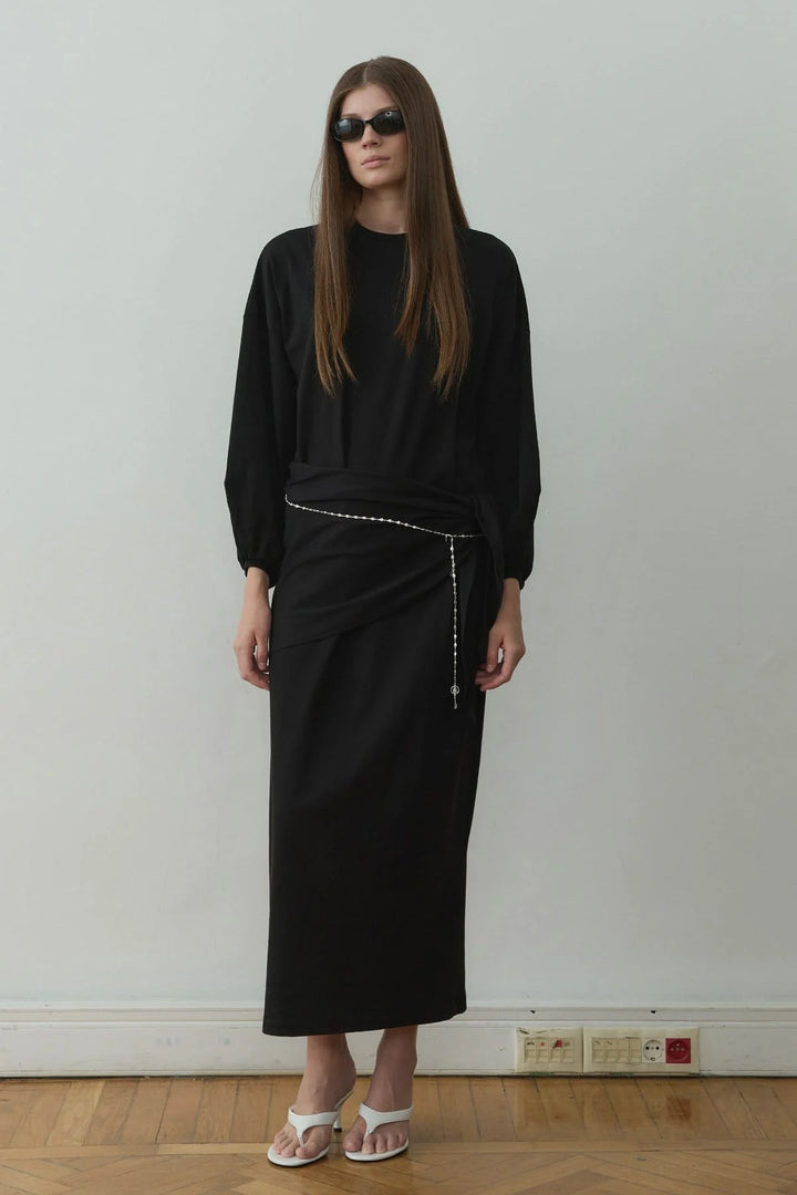 Belted Maxi Dress - Suud collection