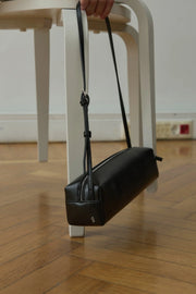 Black Mervie Baguette Bag