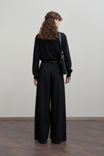 Load image into Gallery viewer, Polyviscose pleated trousers